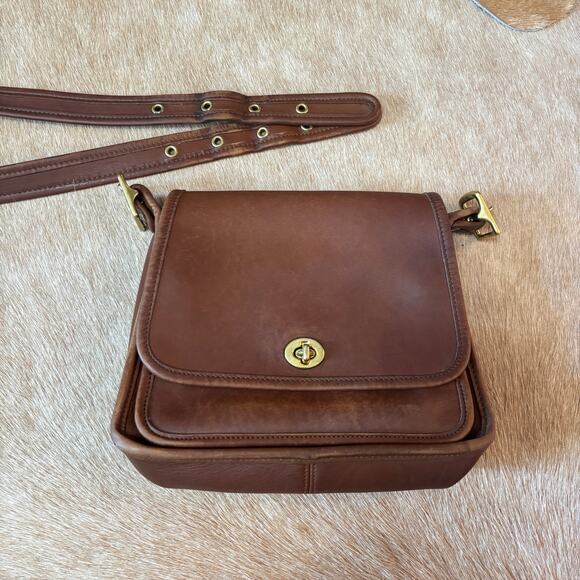 Vintage Coach Rambler’s Legacy 9061 British tan/Vicuña - Picture 1 of 11